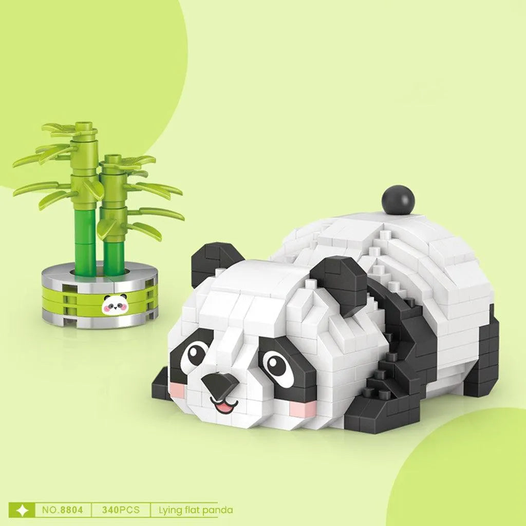 YOTOY Cute Pet Alliance Panda Building Blocks Micro Particle Assembly Toys - YOTOY