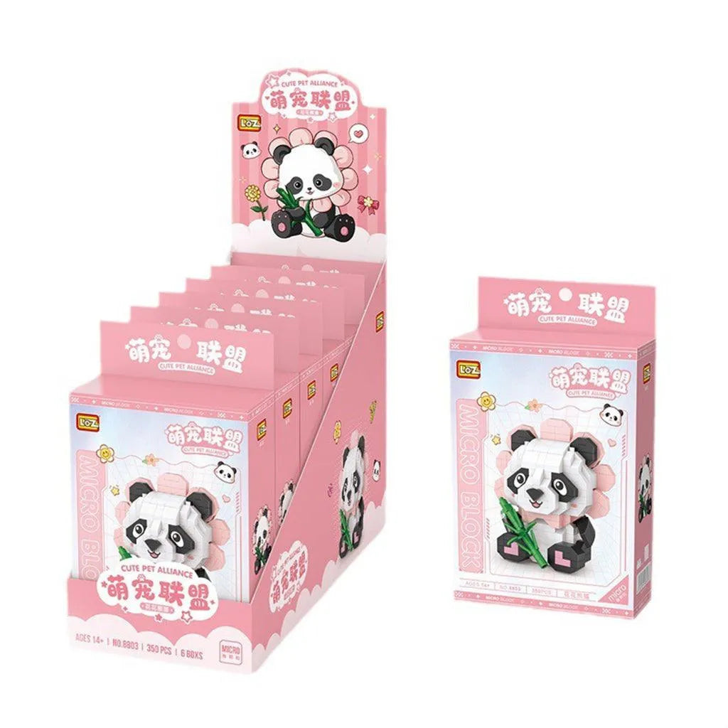 YOTOY Cute Pet Alliance Panda Building Blocks Micro Particle Assembly Toys - YOTOY