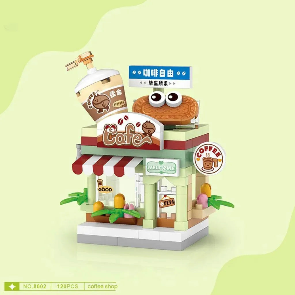 YOTOY Cute Shop Small Granular Building Block Blind Box - YOTOY