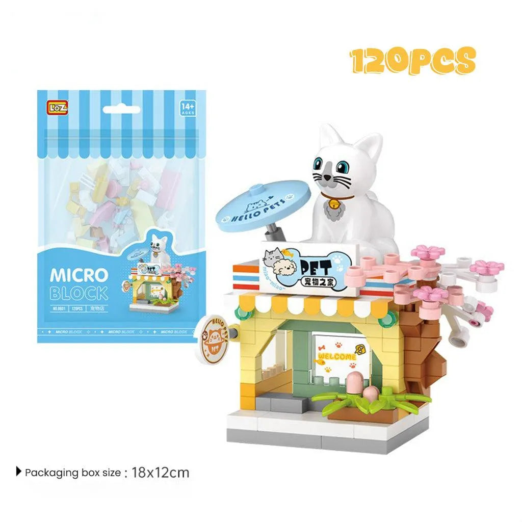 YOTOY Cute Shop Small Granular Building Block Blind Box - YOTOY