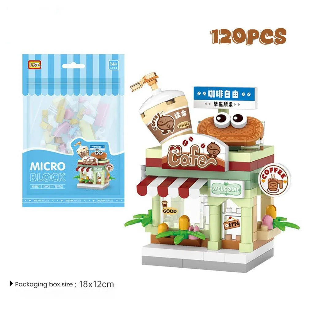 YOTOY Cute Shop Small Granular Building Block Blind Box - YOTOY