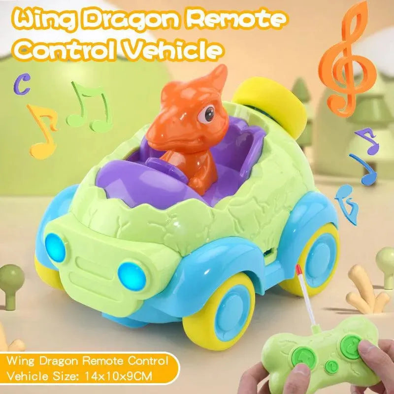 YOTOY Dino Chasers Remote Control Car for Toddler - YOTOY