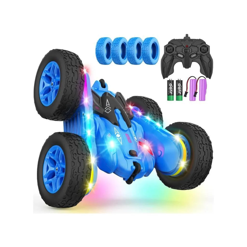 YOTOY Double-Sided 360° Rotating Strip Lights and Headlights RC Car Toys - YOTOY