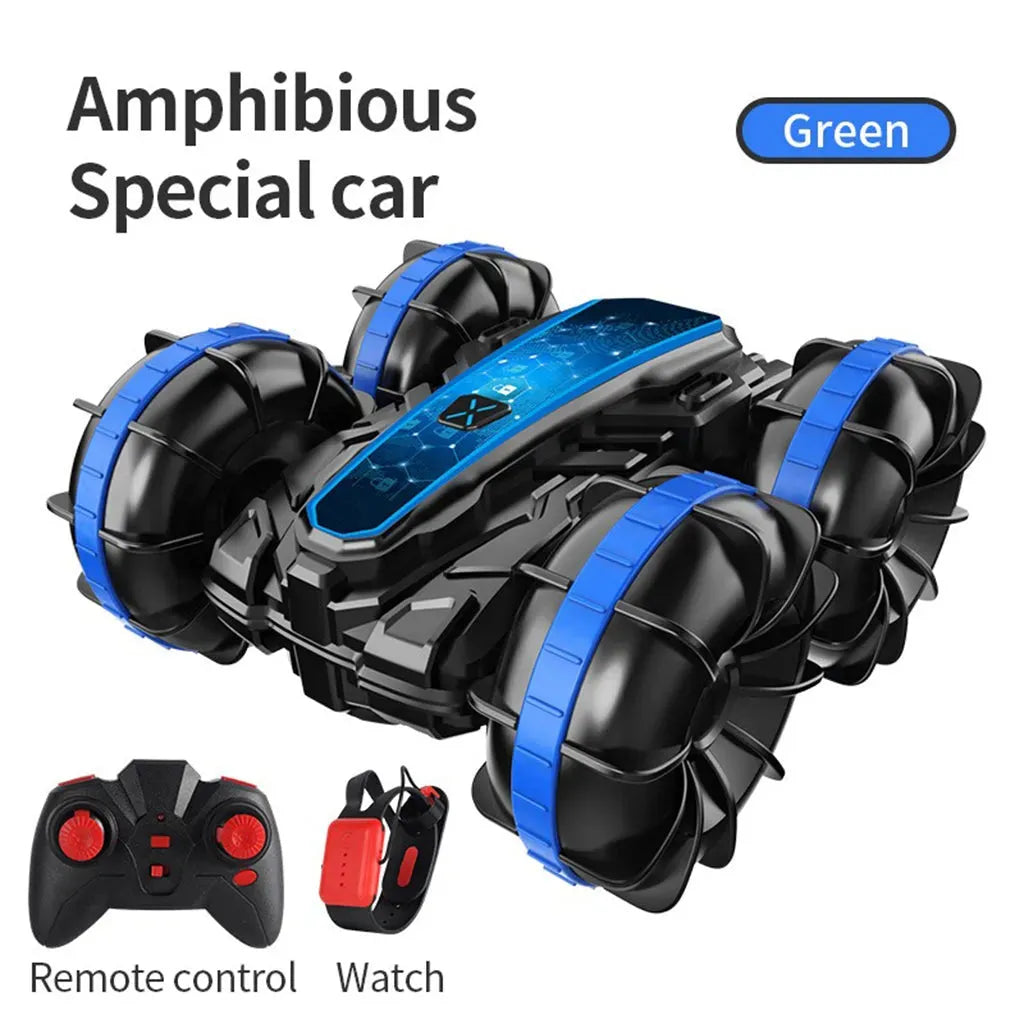 YOTOY Double-Sided Stunt Remote Control Amphibious Vehicle Beach Toy - YOTOY