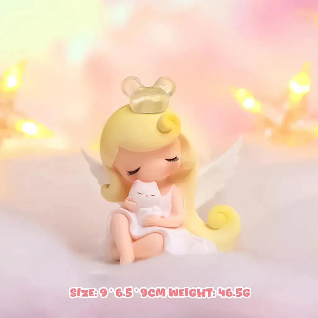 YOTOY Dreamy Angel Handmade Figurine Desktop Decorative Ornament Handmade Figurine - YOTOY