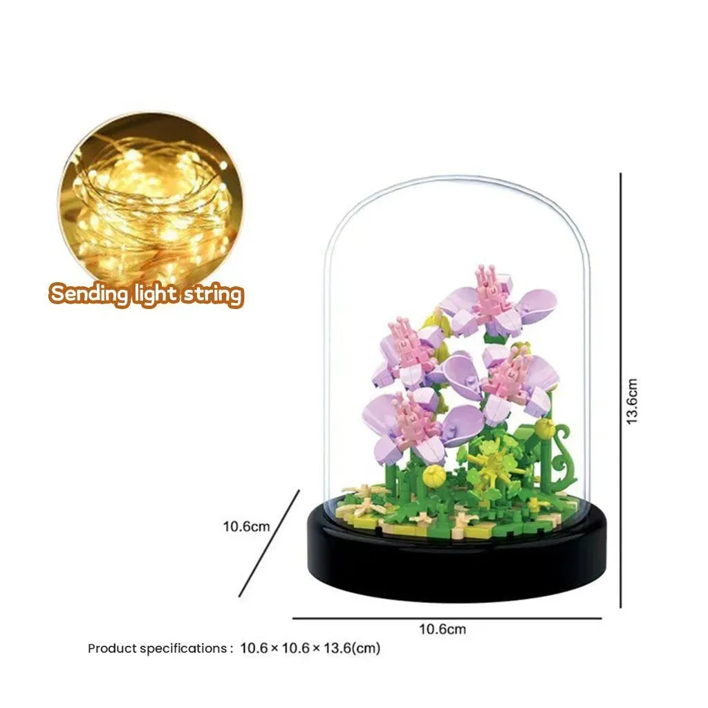 YOTOY Eternal Flower Fantasy Crystal Building Blocks - YOTOY