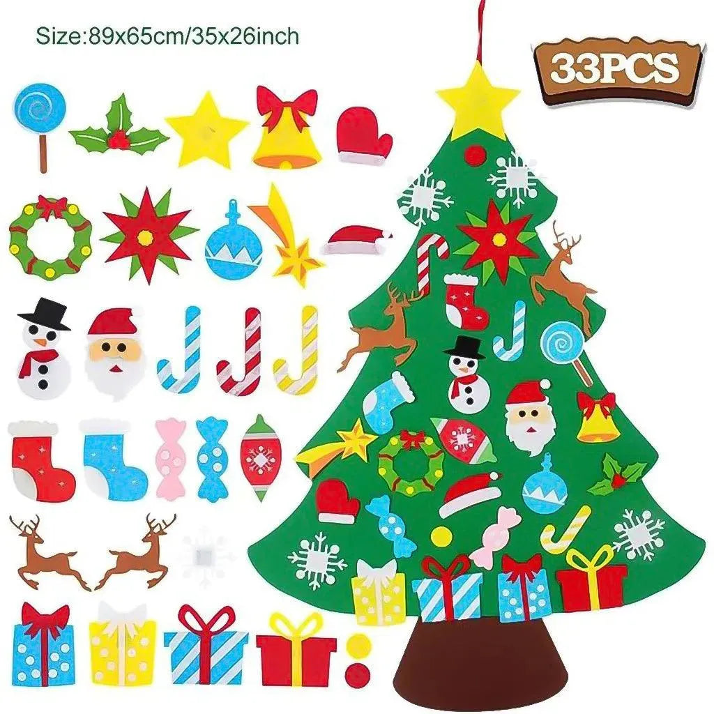 YOTOY Felt Christmas Tree Christmas Decorations - YOTOY