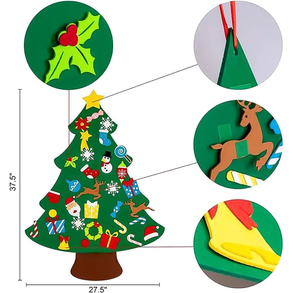 YOTOY Felt Christmas Tree Christmas Decorations - YOTOY