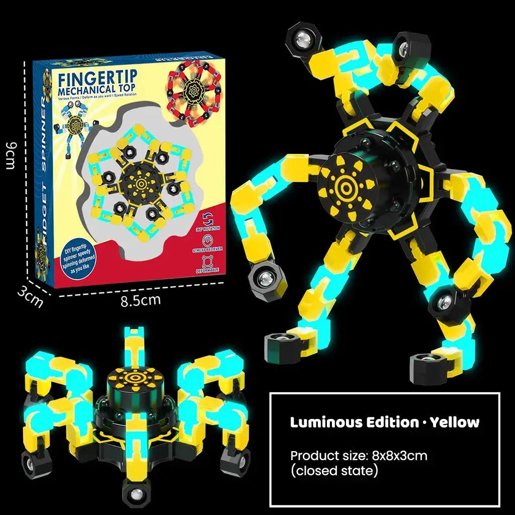 YOTOY Finger Spinner Mechanical Decompression Toy for Kids - YOTOY