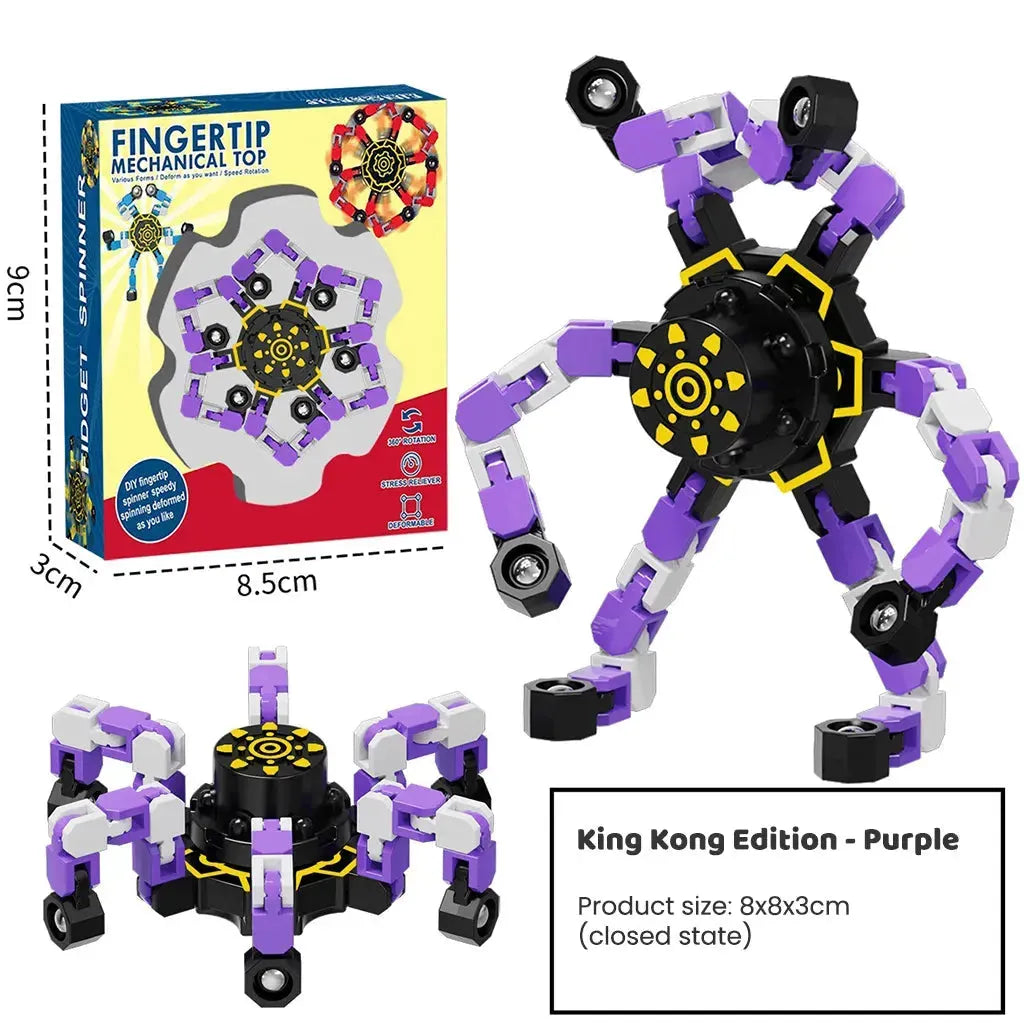 YOTOY Finger Spinner Mechanical Decompression Toy for Kids - YOTOY