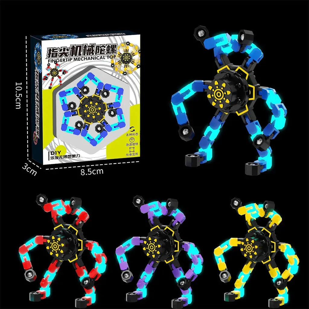 YOTOY Finger Spinner Mechanical Decompression Toy for Kids - YOTOY