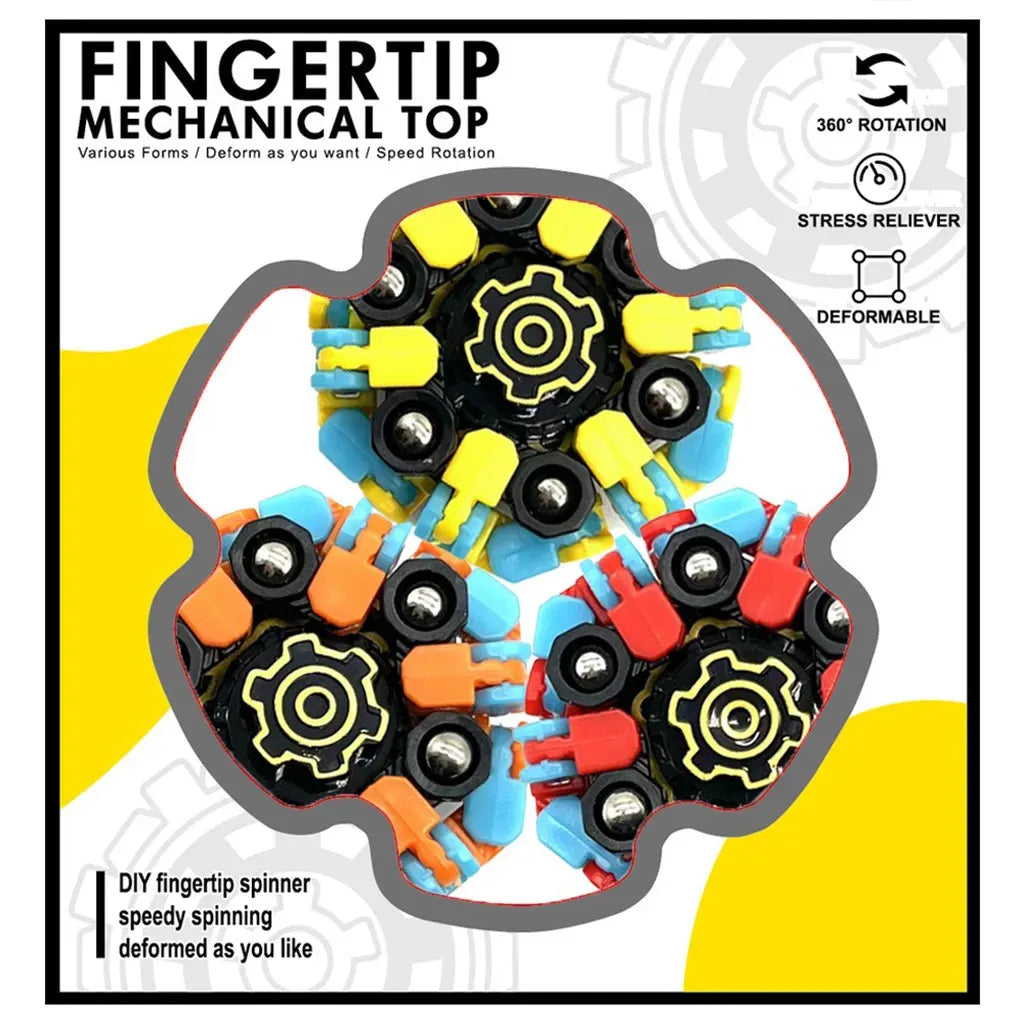 YOTOY Finger Spinner Mechanical Decompression Toy for Kids - YOTOY