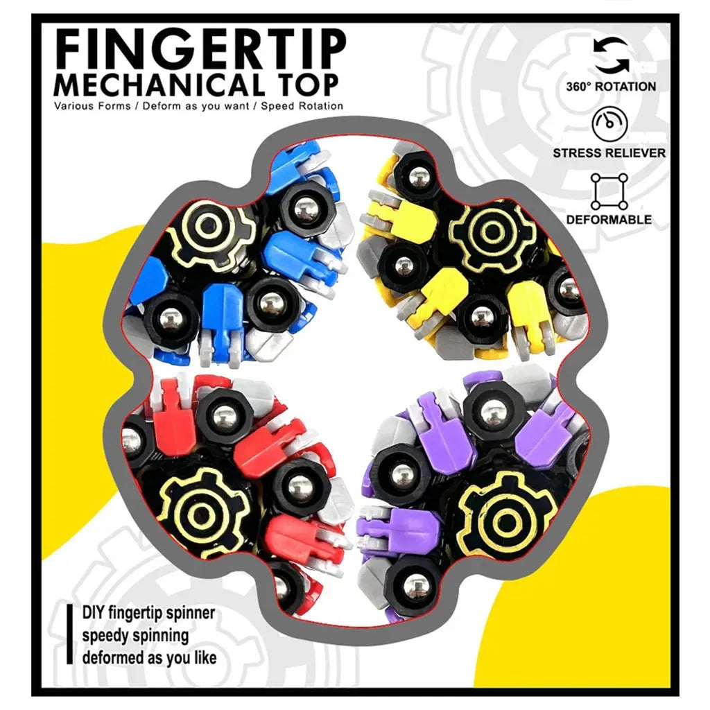 YOTOY Finger Spinner Mechanical Decompression Toy for Kids - YOTOY