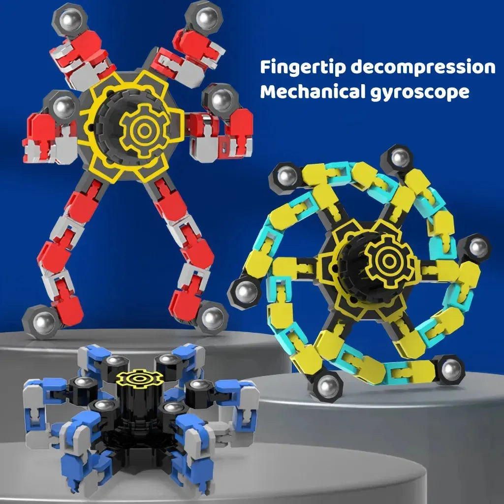 YOTOY Finger Spinner Mechanical Decompression Toy for Kids - YOTOY