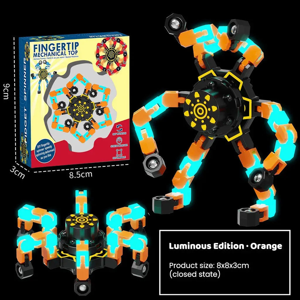 YOTOY Finger Spinner Mechanical Decompression Toy for Kids - YOTOY