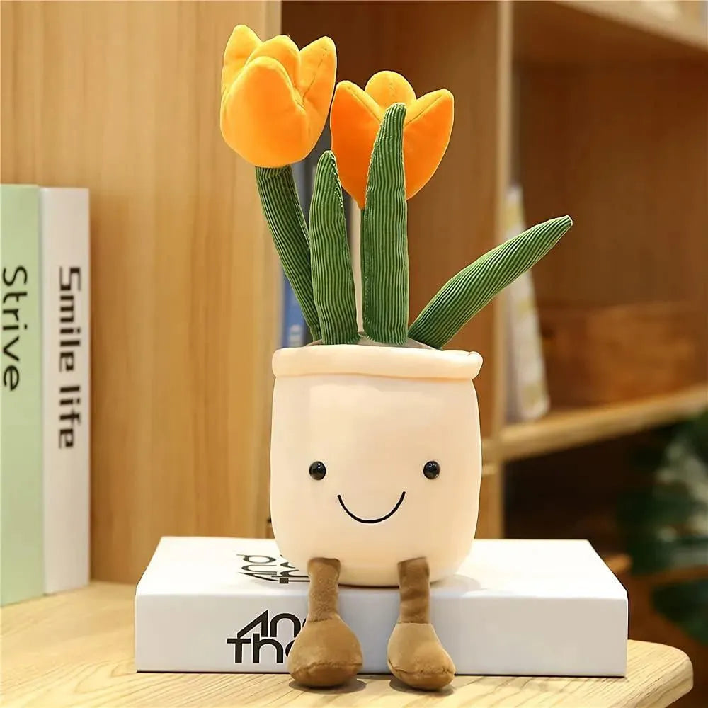 Yotoy Flower Pot Stuffed Plushie Pillow Decoration - YOTOY