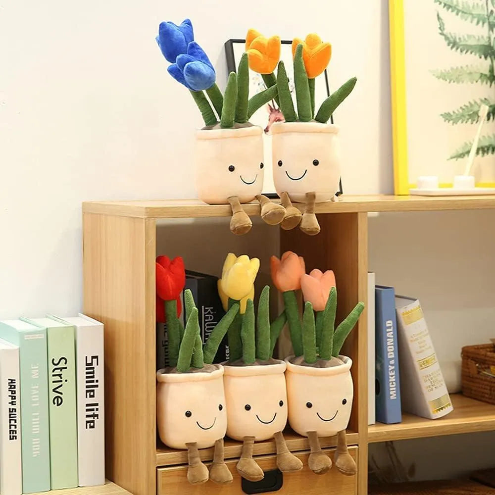 Yotoy Flower Pot Stuffed Plushie Pillow Decoration - YOTOY