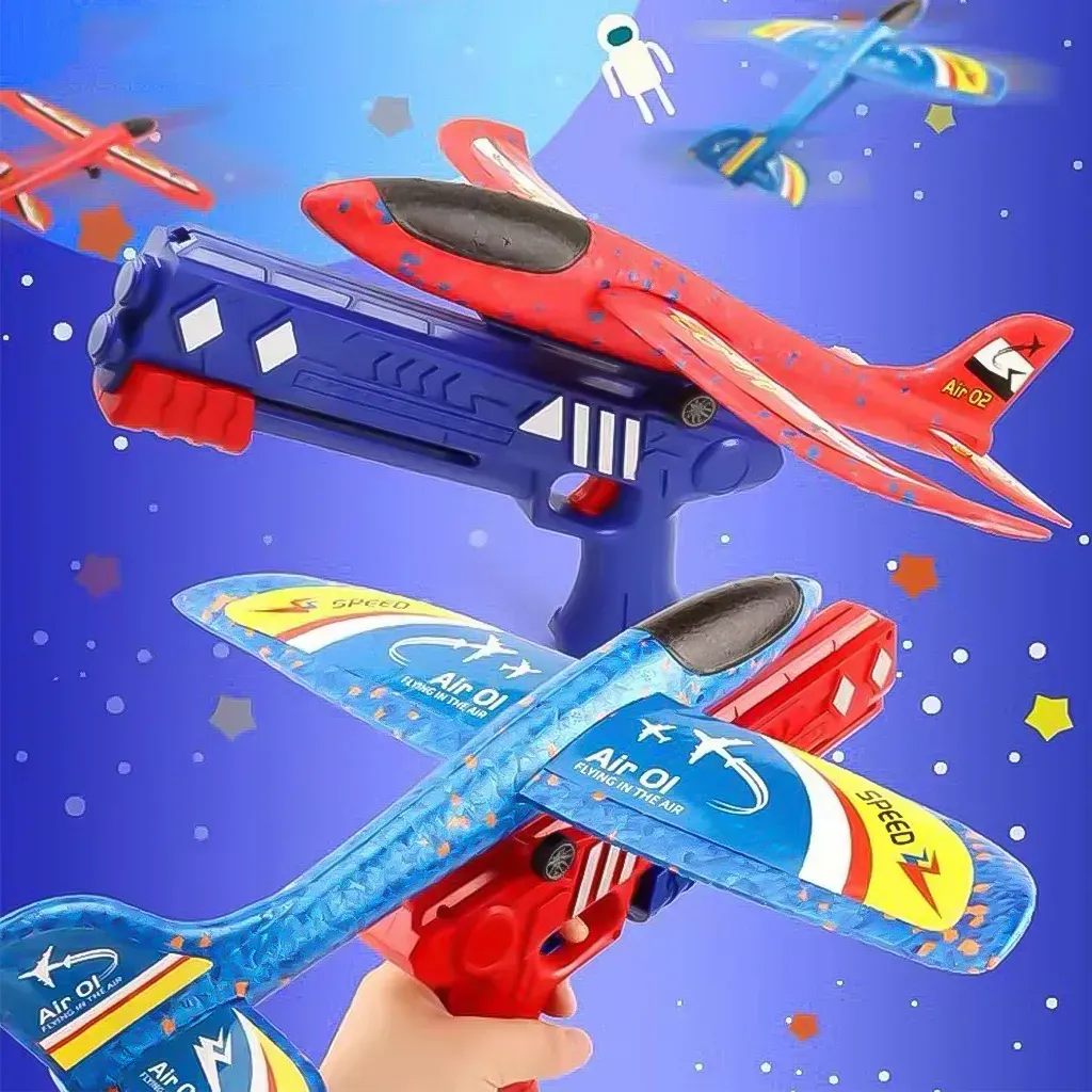 YOTOY Foam Dart Slingshot Plane Gun - YOTOY