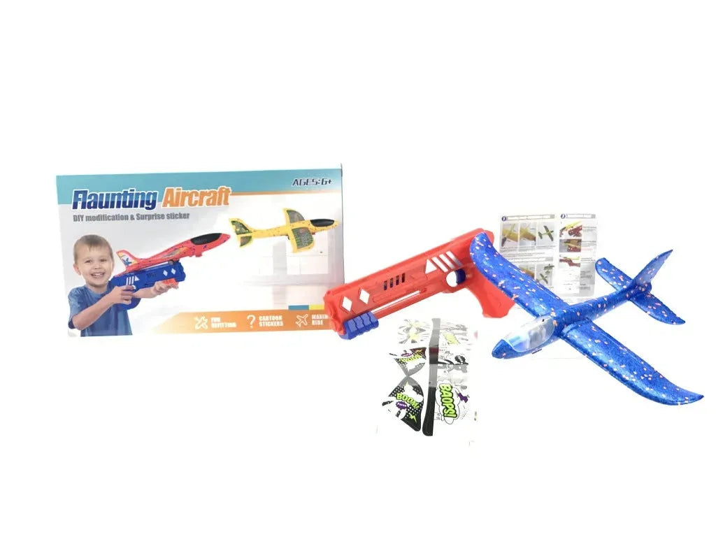 YOTOY Foam Dart Slingshot Plane Gun - YOTOY