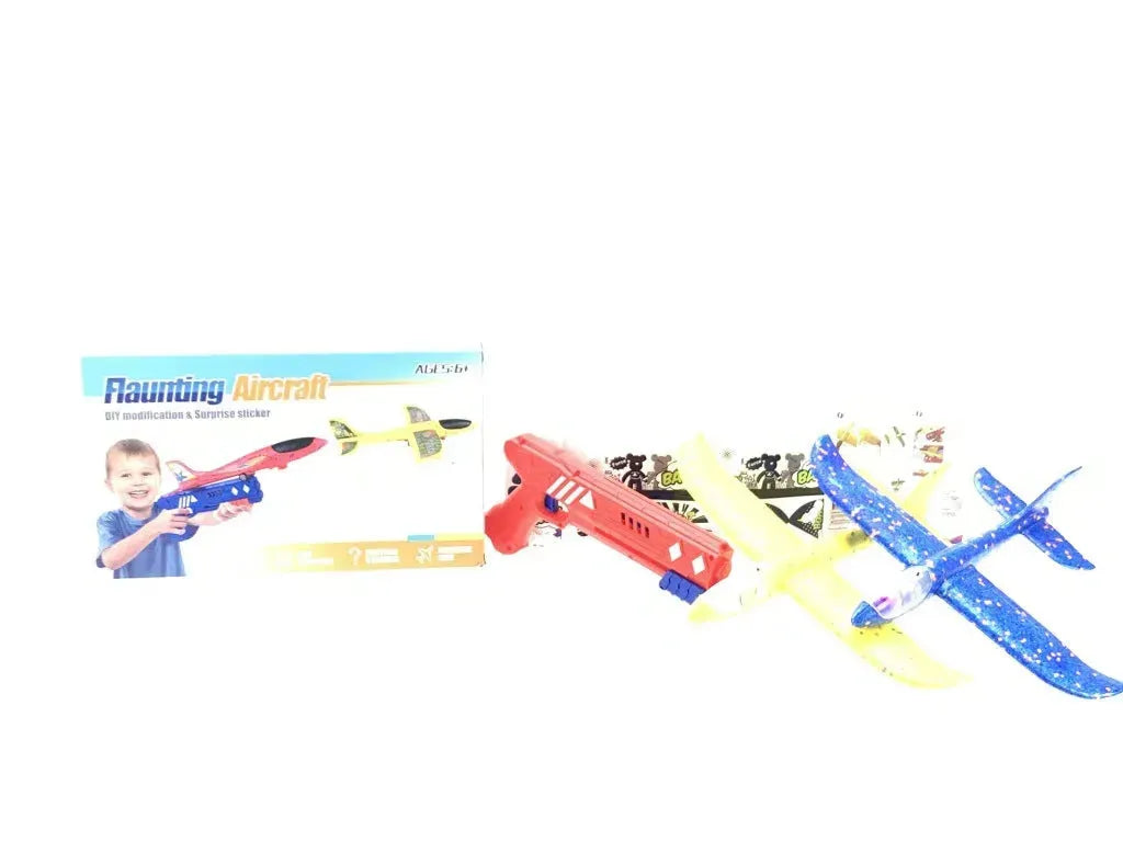 YOTOY Foam Dart Slingshot Plane Gun - YOTOY