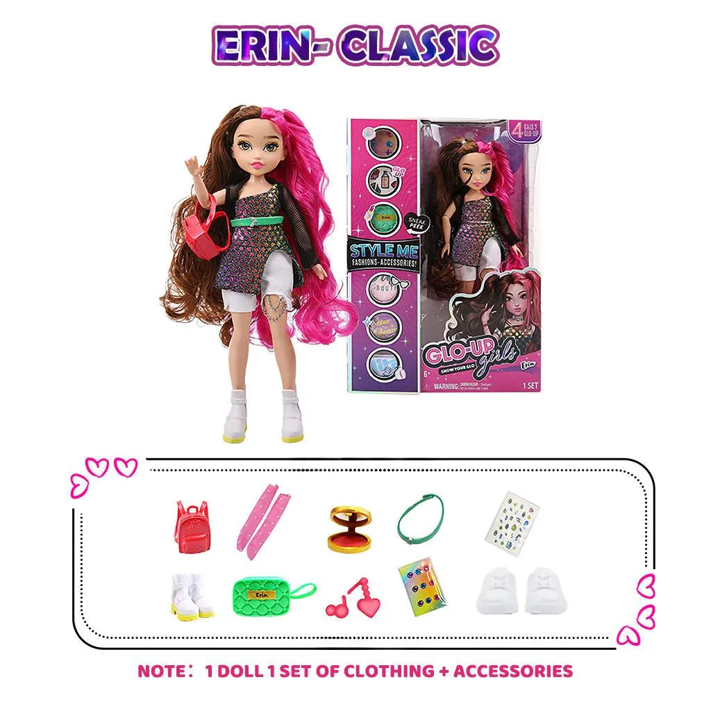 YOTOY GLO-UP Girls Season 2 Erin Alternative Girl Fashion Doll - YOTOY