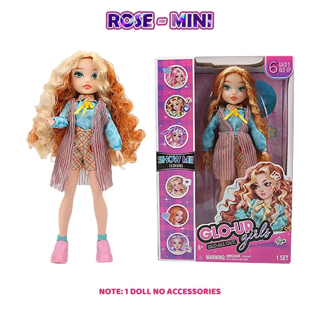 YOTOY GLO-UP Girls Season 2 Rose Redhead Fashion Doll - YOTOY