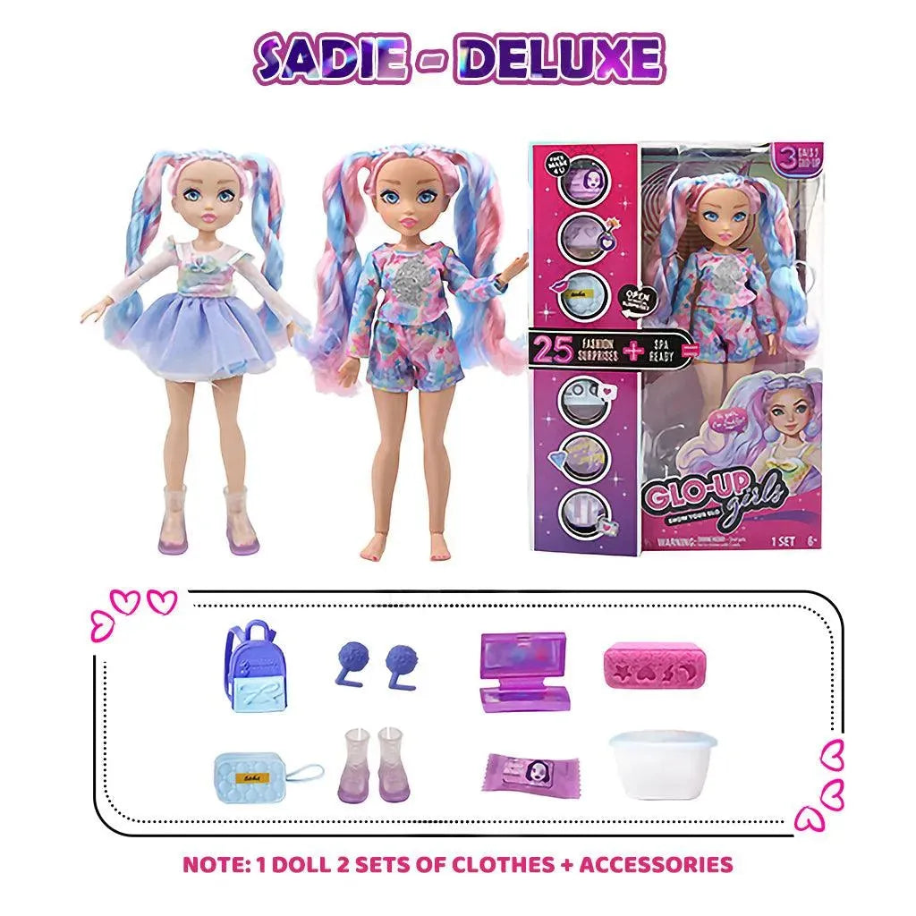 YOTOY GLO-UP Girls Season 2 Sadie Fashionista Fashion Doll - YOTOY