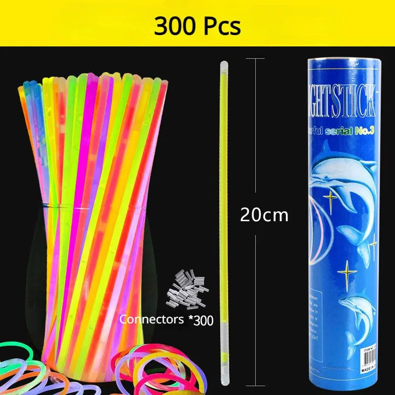 Yotoy Glow Sticks Bulk 8" Bracelets Necklaces - YOTOY