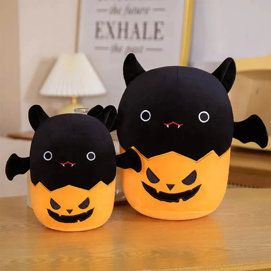 YOTOY Halloween Bat-Pumpkin Fusion Plush Toy Doll Pillow - Adorable Spooky Companion - YOTOY