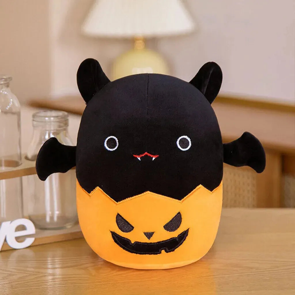 YOTOY Halloween Bat-Pumpkin Fusion Plush Toy Doll Pillow - Adorable Spooky Companion - YOTOY