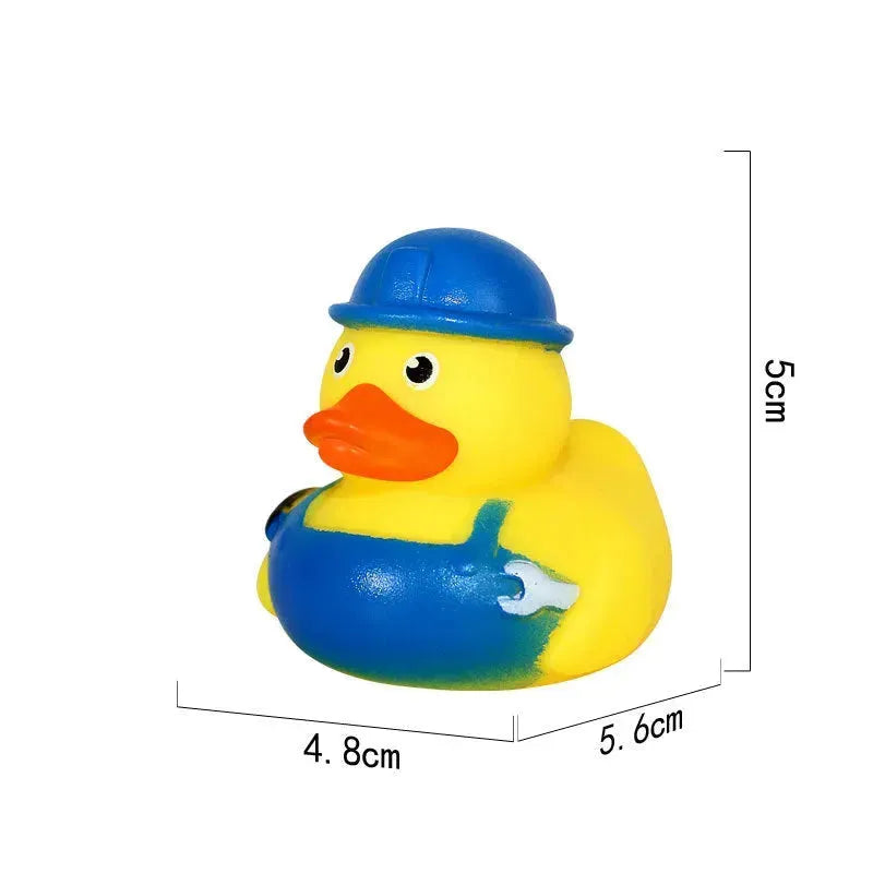 YOTOY Halloween Creativity: Squeaky Rubber Duckies for Baby's Bathtime Fun - Floating & Squeaking Yellow Ducks - YOTOY