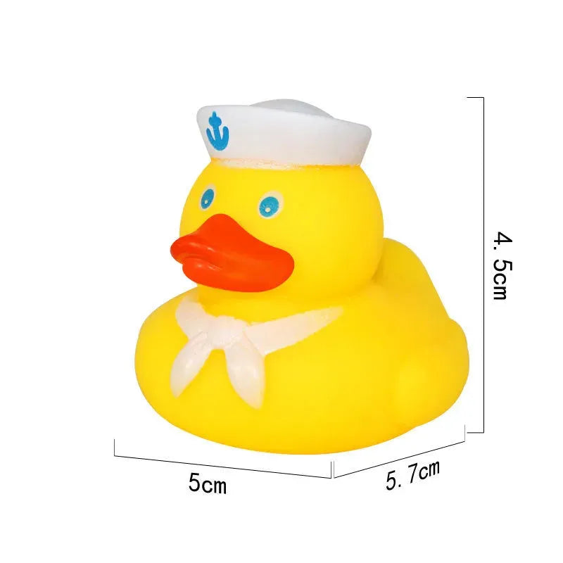 YOTOY Halloween Creativity: Squeaky Rubber Duckies for Baby's Bathtime Fun - Floating & Squeaking Yellow Ducks - YOTOY