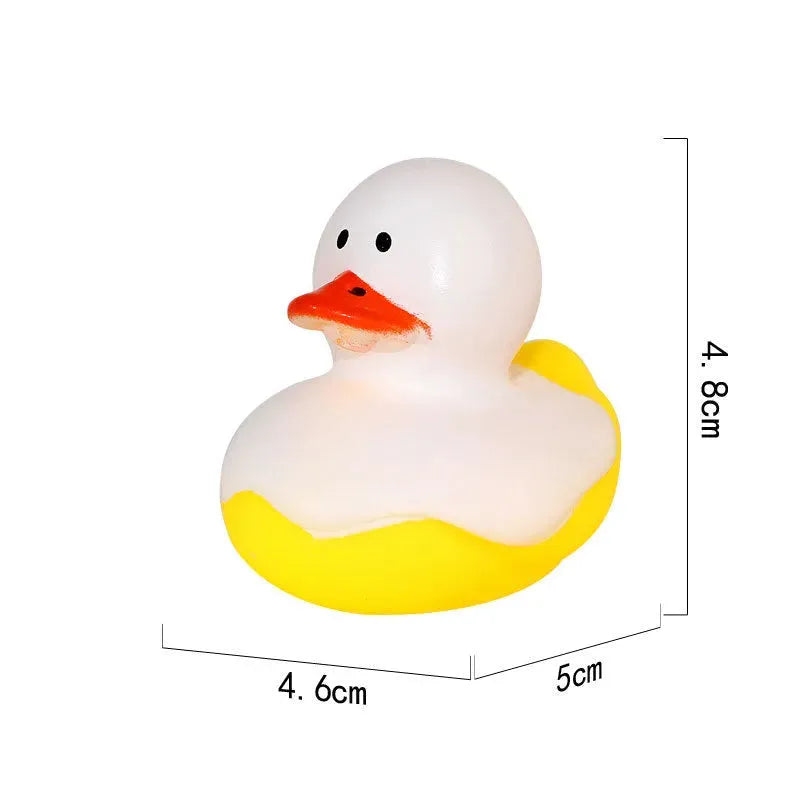 YOTOY Halloween Creativity: Squeaky Rubber Duckies for Baby's Bathtime Fun - Floating & Squeaking Yellow Ducks - YOTOY