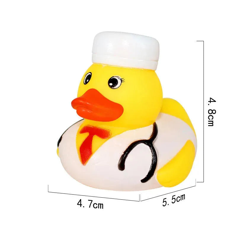 YOTOY Halloween Creativity: Squeaky Rubber Duckies for Baby's Bathtime Fun - Floating & Squeaking Yellow Ducks - YOTOY