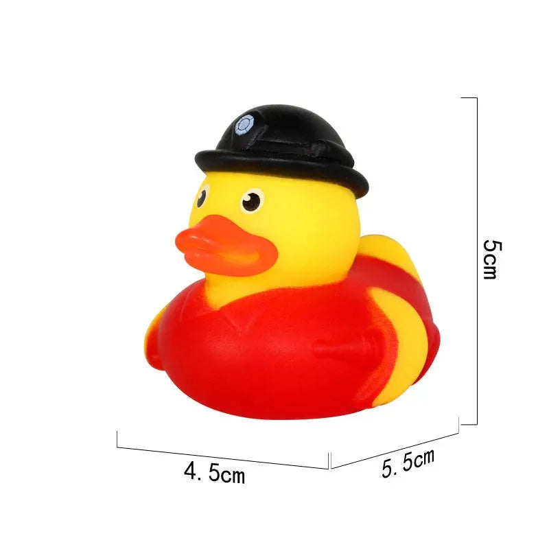 YOTOY Halloween Creativity: Squeaky Rubber Duckies for Baby's Bathtime Fun - Floating & Squeaking Yellow Ducks - YOTOY