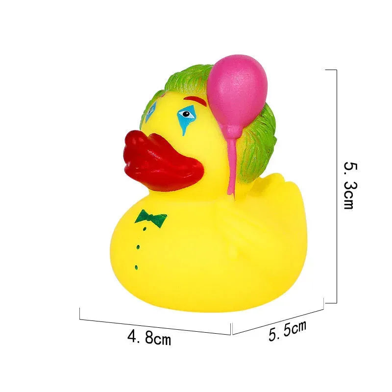 YOTOY Halloween Creativity: Squeaky Rubber Duckies for Baby's Bathtime Fun - Floating & Squeaking Yellow Ducks - YOTOY