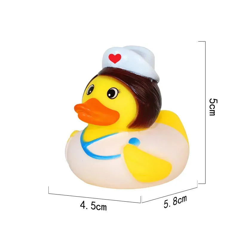 YOTOY Halloween Creativity: Squeaky Rubber Duckies for Baby's Bathtime Fun - Floating & Squeaking Yellow Ducks - YOTOY