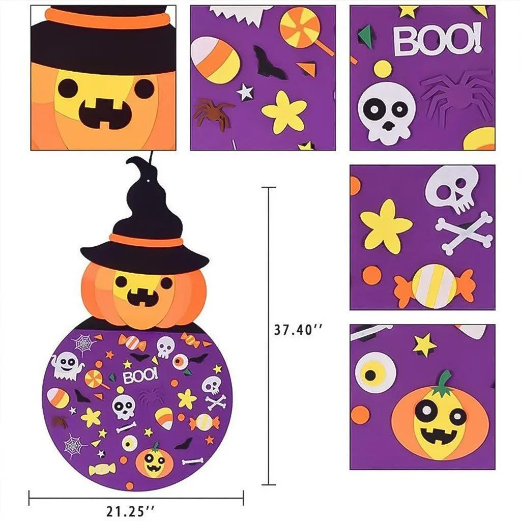 YOTOY Halloween Felt Pumpkin Pendant - YOTOY