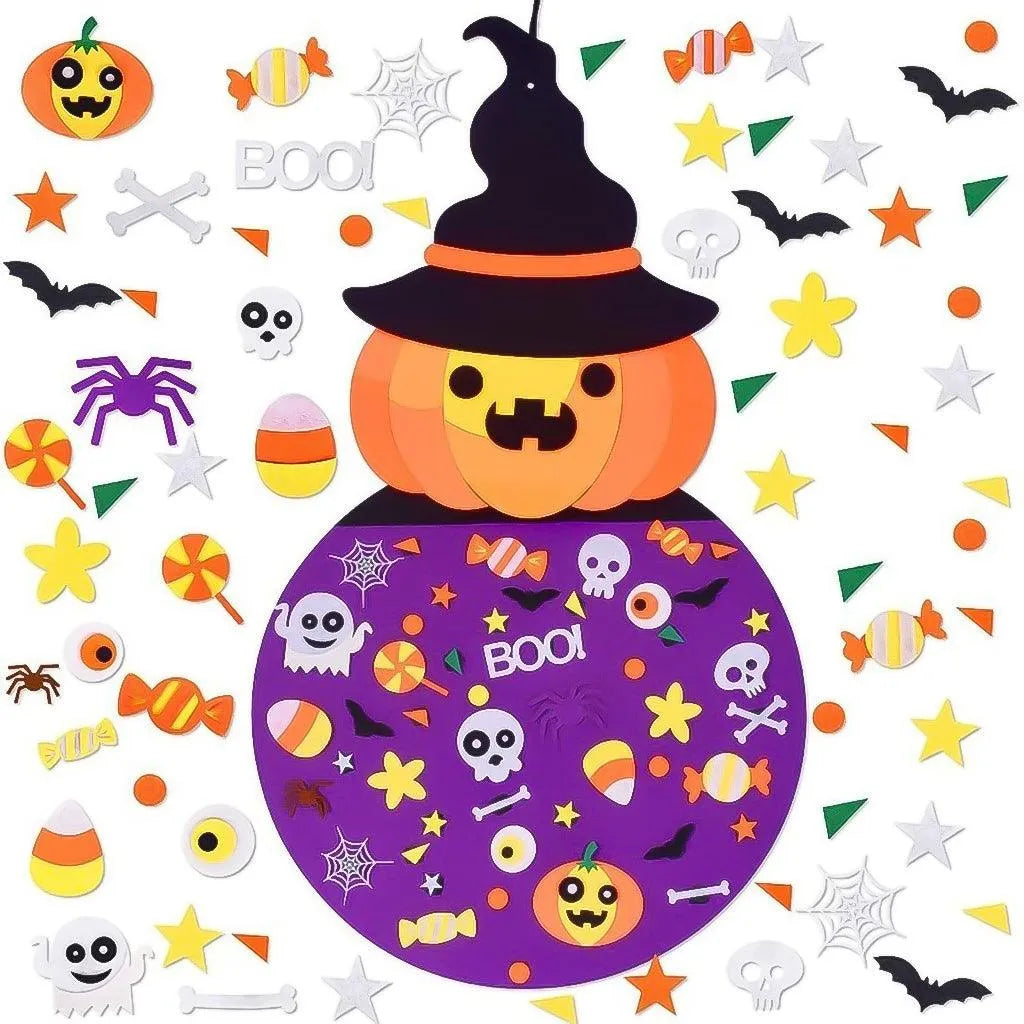 YOTOY Halloween Felt Pumpkin Pendant - YOTOY