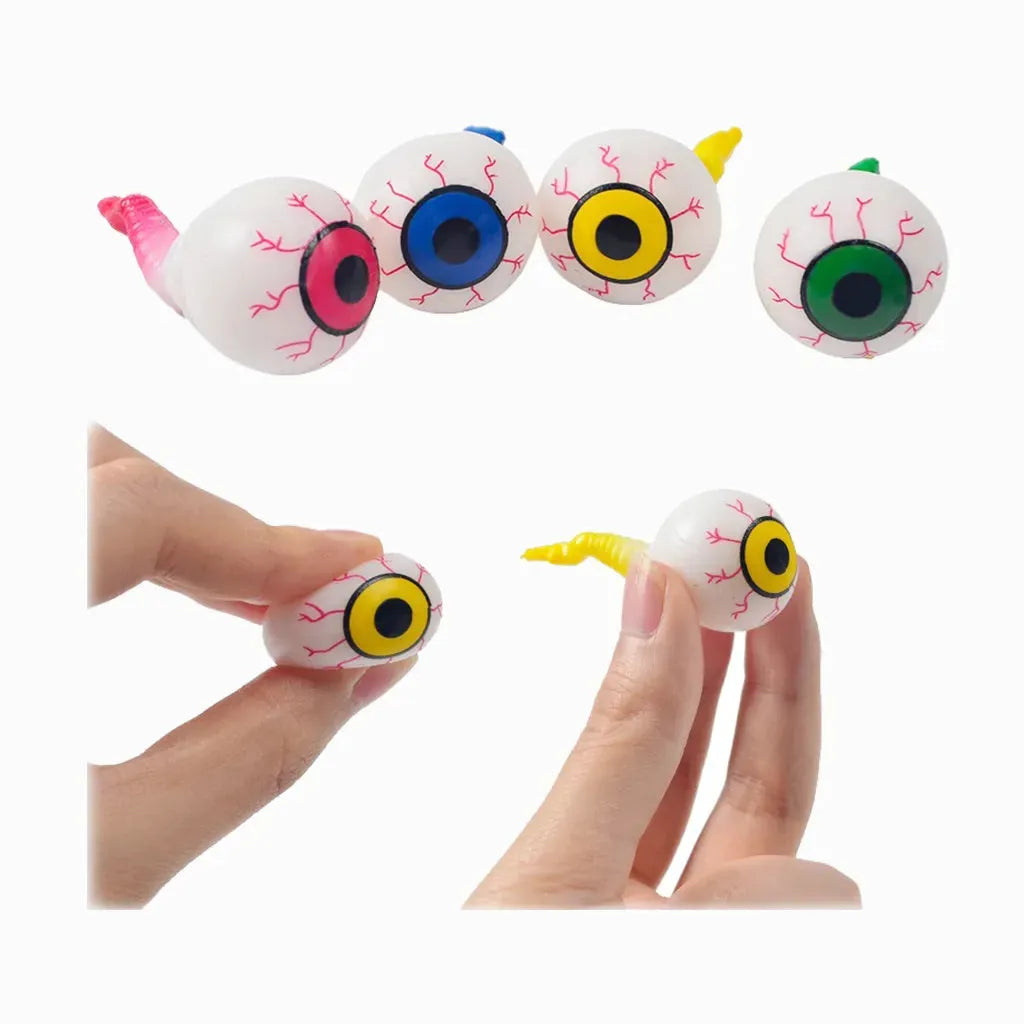 YOTOY Halloween Horror Eyeball Squeeze Ball Stress Relief Toy - Spooky Fun for Halloween Gifts - YOTOY