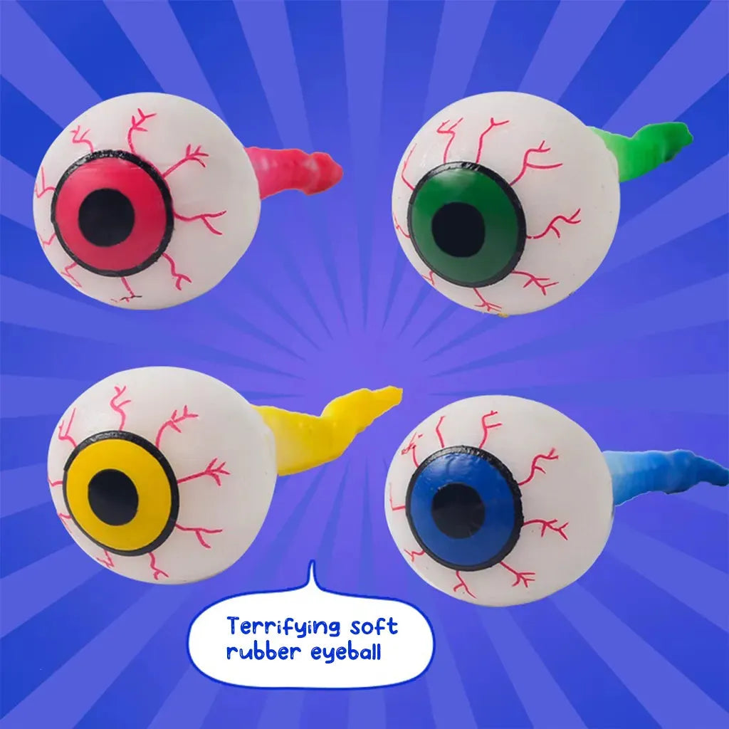 YOTOY Halloween Horror Eyeball Squeeze Ball Stress Relief Toy - Spooky Fun for Halloween Gifts - YOTOY