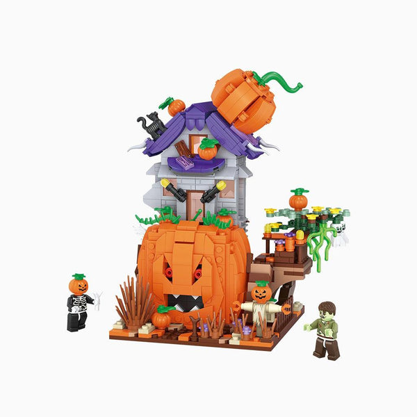 YOTOY Halloween Toy Pumpkin Car Small Particle Building Blocks - YOTOY