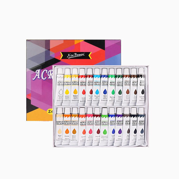 YOTOY Hand-Painted Graffiti Acrylic Paint Set 24 Colors - YOTOY
