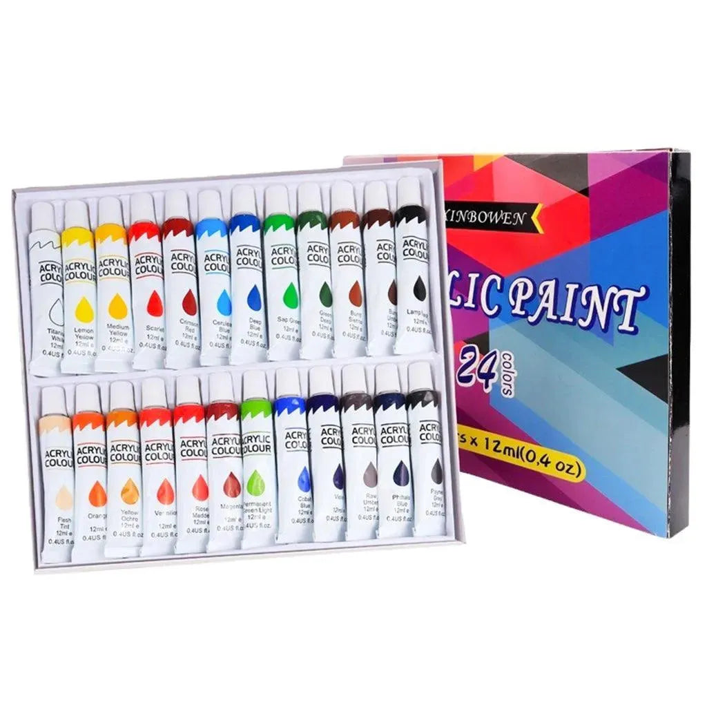 YOTOY Hand-Painted Graffiti Acrylic Paint Set 24 Colors - YOTOY