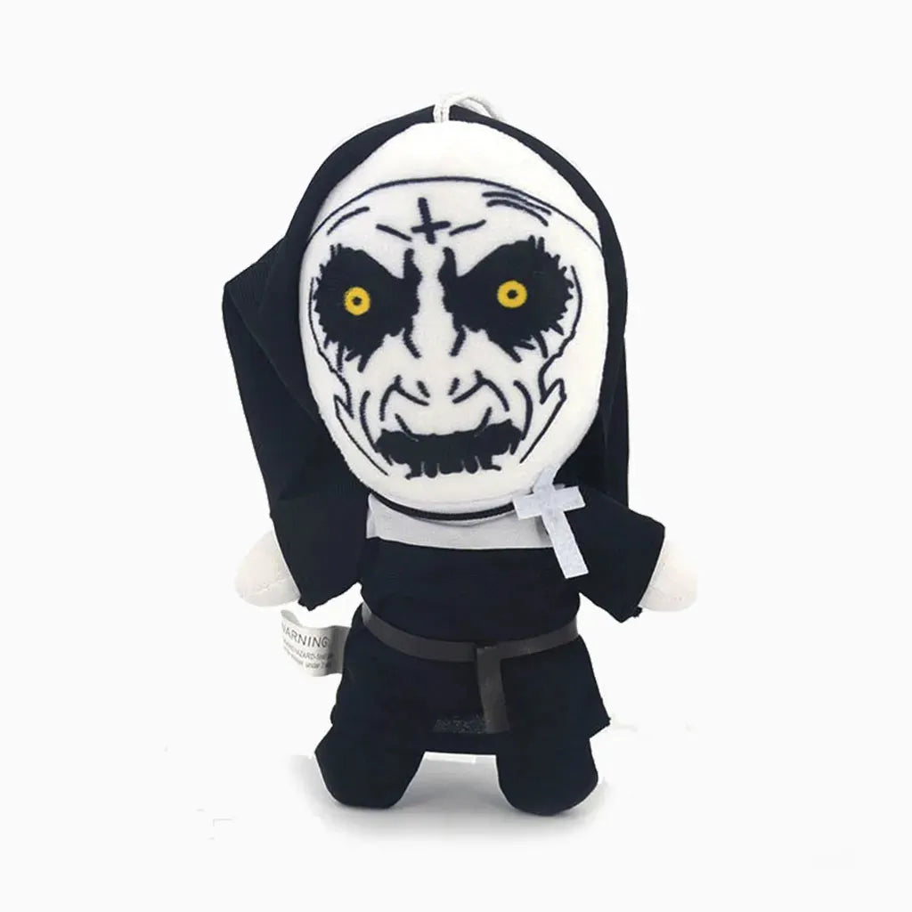 YOTOY Haunted Nun Plush: Spooky The Nun Movie-Inspired Halloween Stuffed Toy Doll - YOTOY