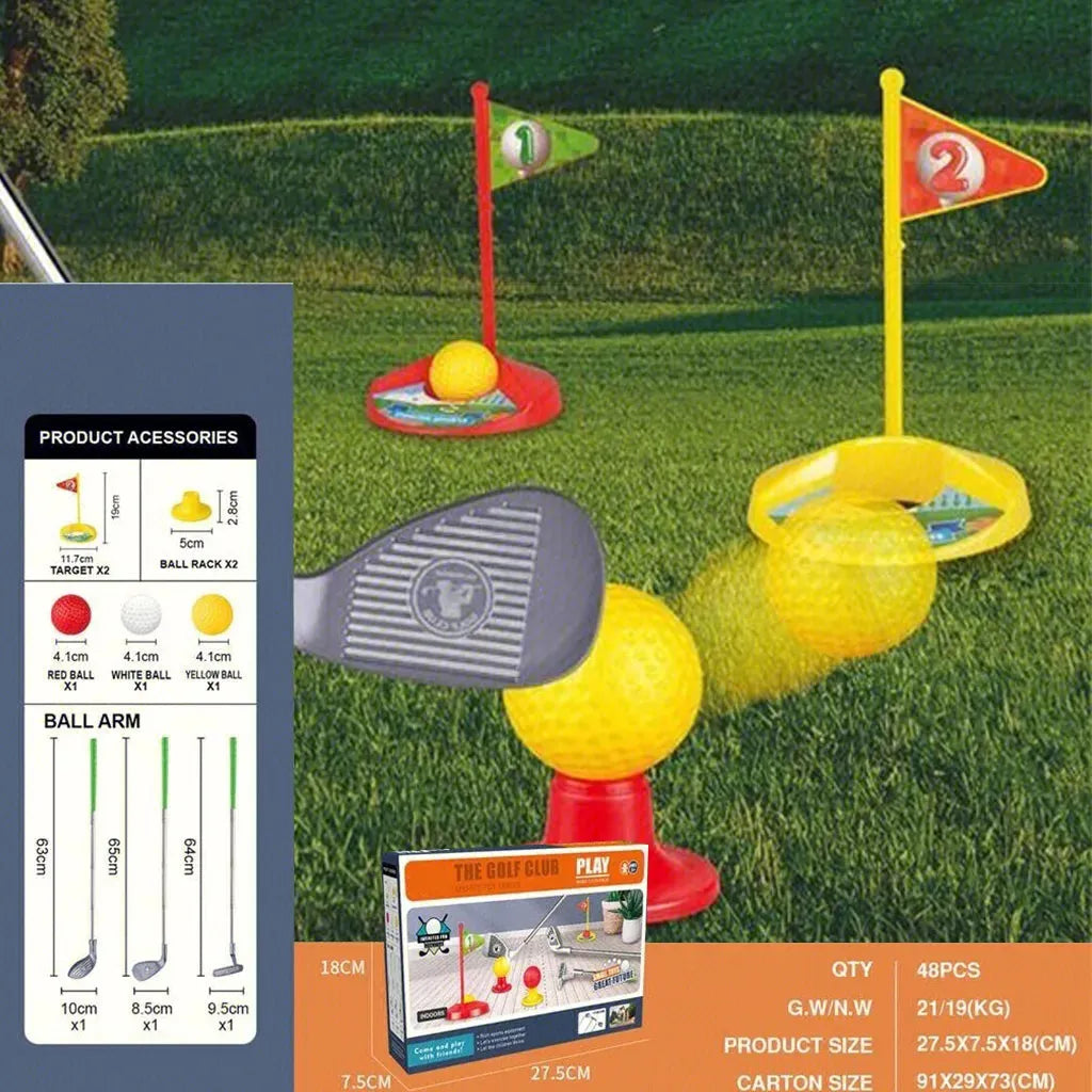 YOTOY Indoor Kids' Sports Parent-Child Interactive Game Competitive Golf Set Toy - YOTOY