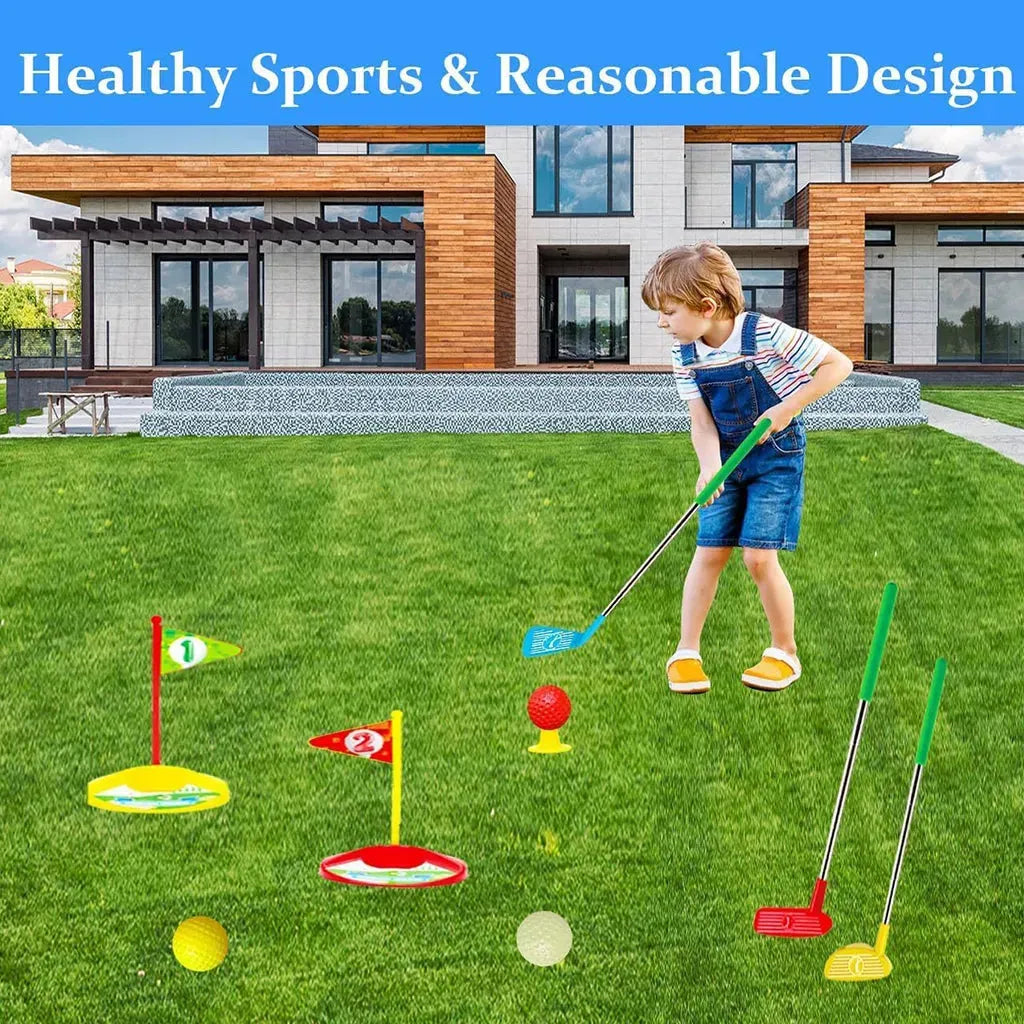 YOTOY Indoor Kids' Sports Parent-Child Interactive Game Competitive Golf Set Toy - YOTOY