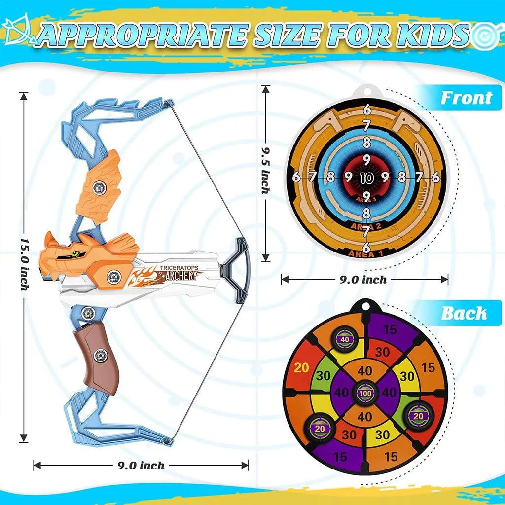 YOTOY Kids Bow and Arrow Toy Set, Archery Set - YOTOY