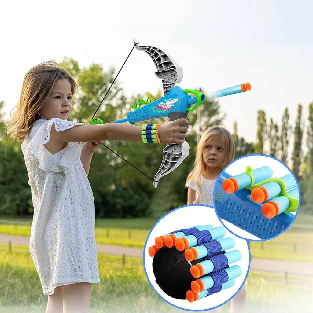 YOTOY Kids Bow and Arrow Toy Set, Archery Set - YOTOY