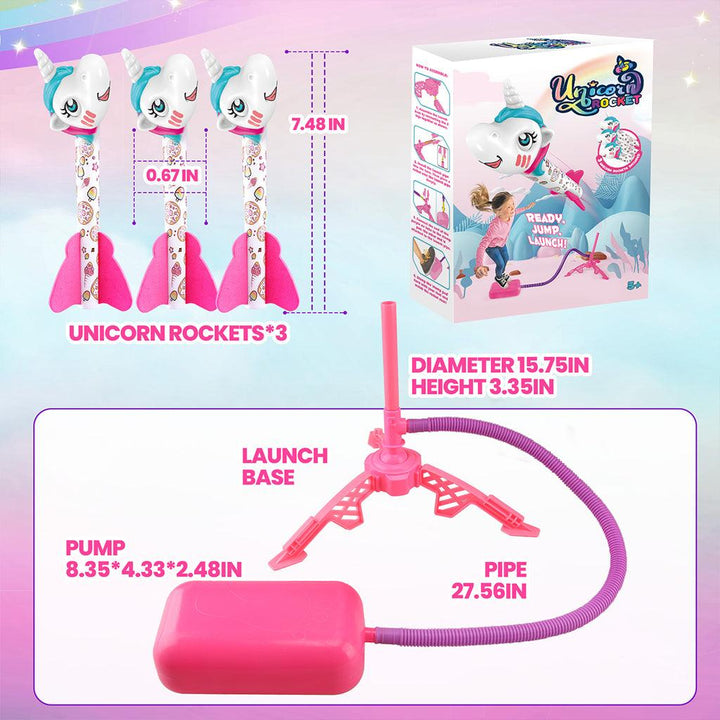 YOTOY Kids Unicorn Rocket Launcher Toys - YOTOY